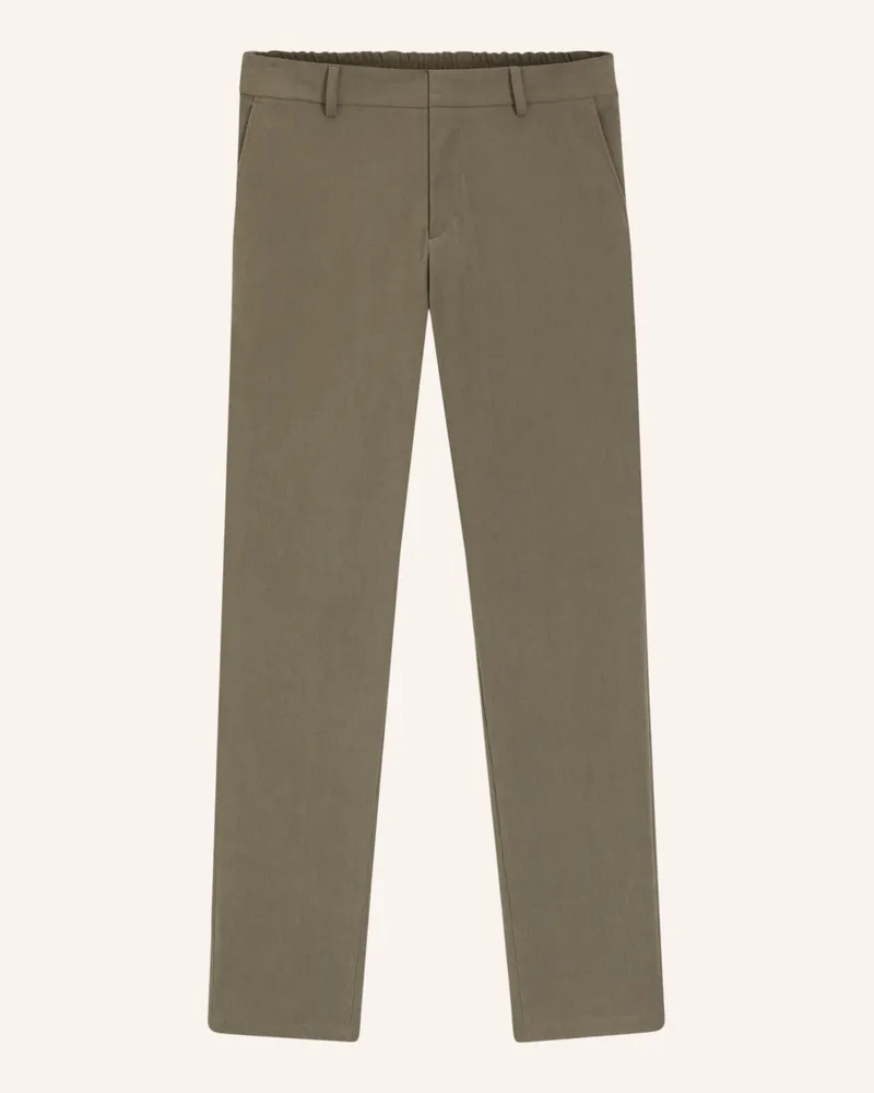 HUGO BOSS Business Hose P-GENIUS-CW-WG-252F Slim Fit Braun