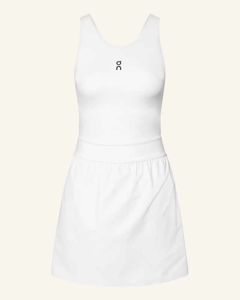 ON Tenniskleid Court Dress Split Mit Cut-Outs weiss Weiss