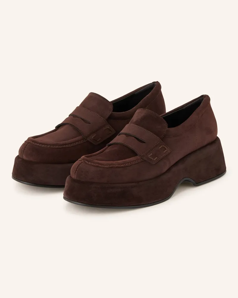 Pons Quintana Penny-Loafer FLIPER Dunkelbraun
