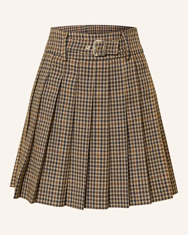 Liu Jo Faltenrock Dunkelorange