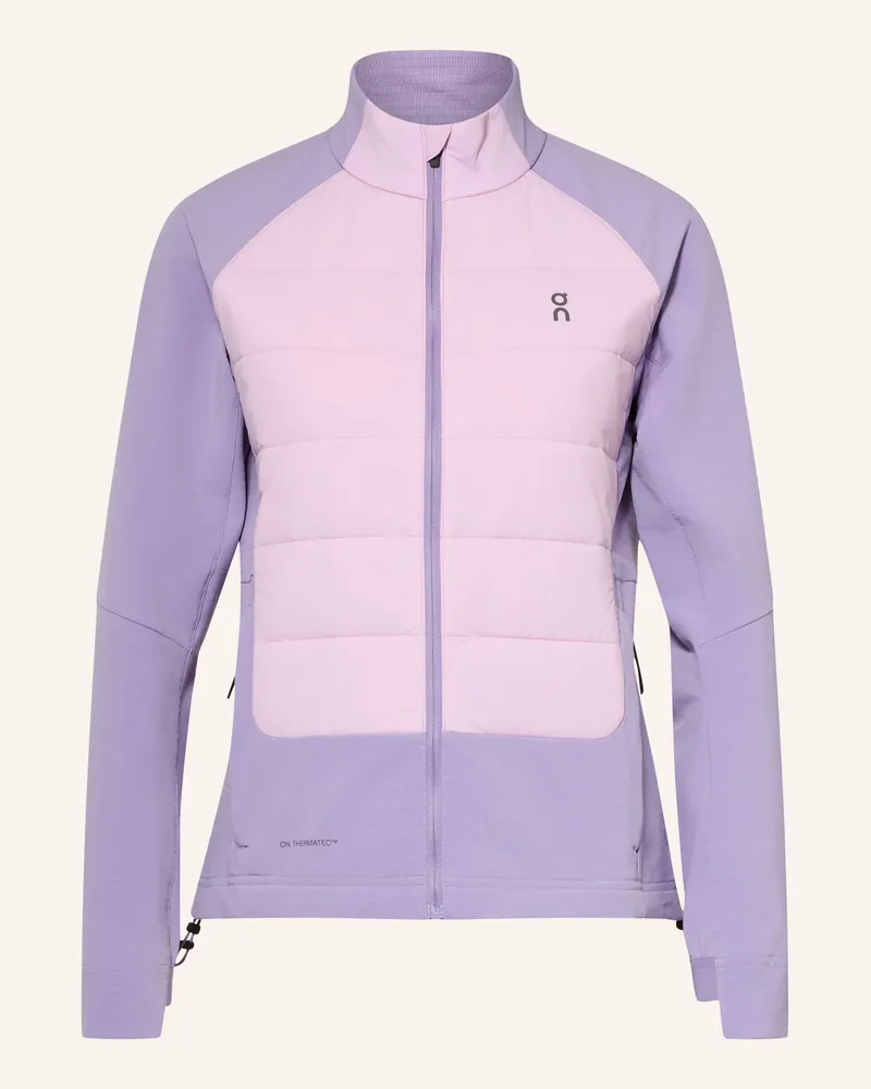 ON Hybrid-Laufjacke Weather lila Helllila