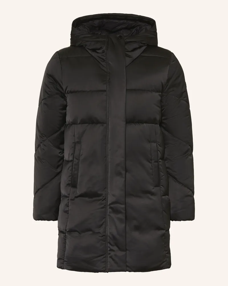 HUGO BOSS Steppmantel PETRANO Schwarz