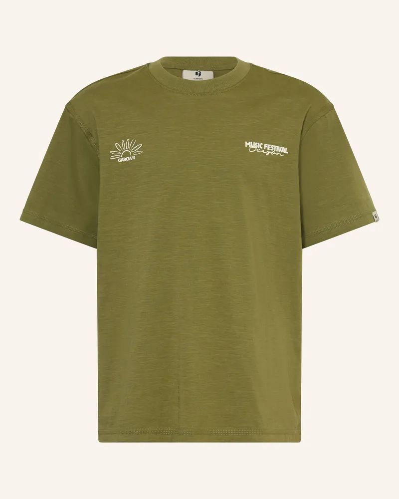 Garcia Jeanswear T-Shirt gruen Khaki