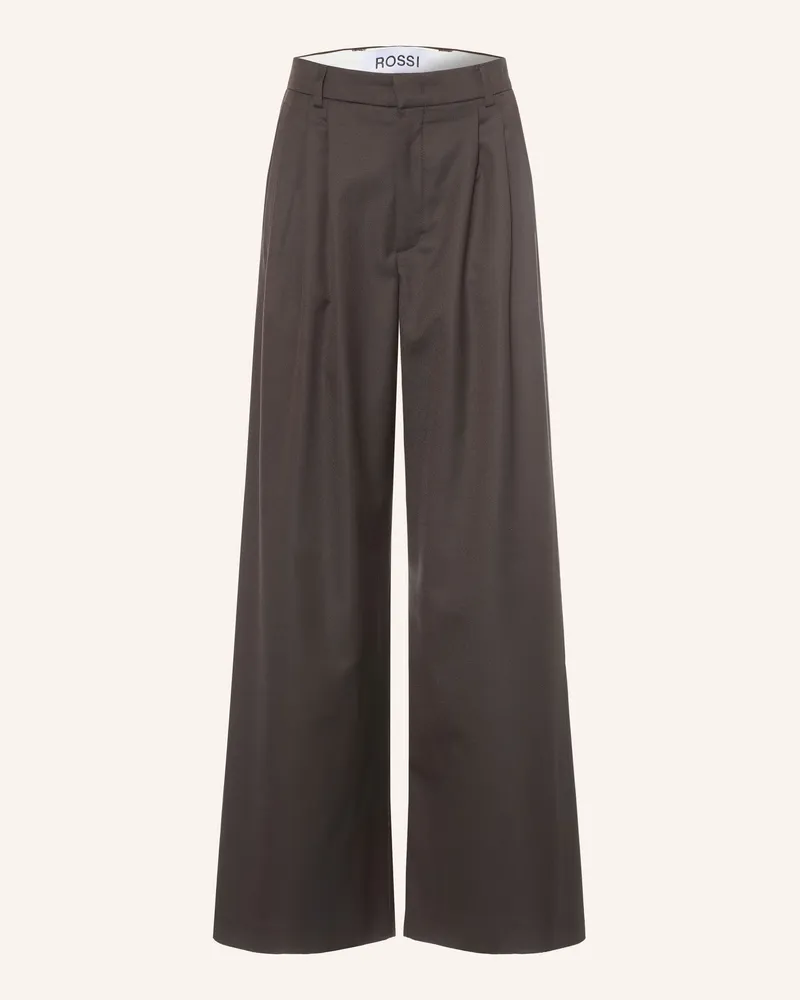Rossi Marlenehose Zeyn braun Dunkelbraun
