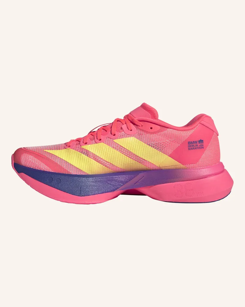 adidas Adizero Boston 13 Running Schuh pink Neonorange