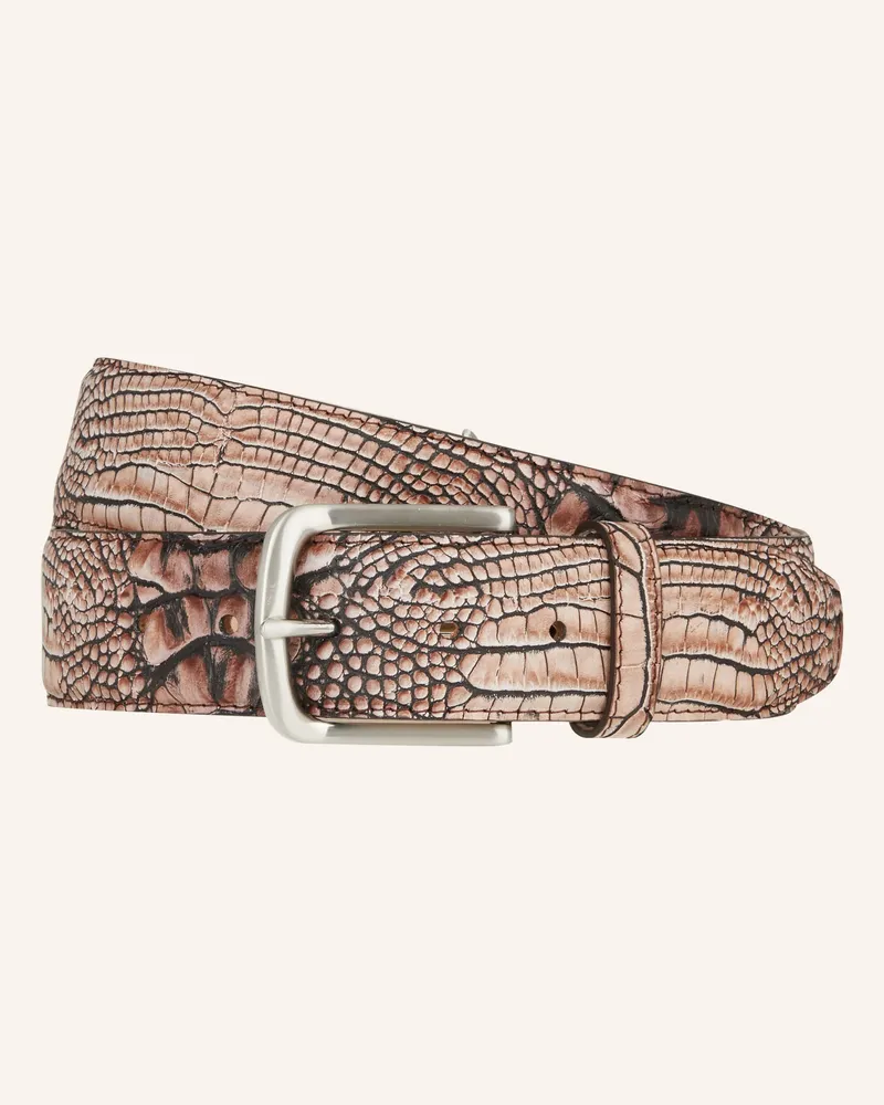 Lindenmann Ledergürtel Braun