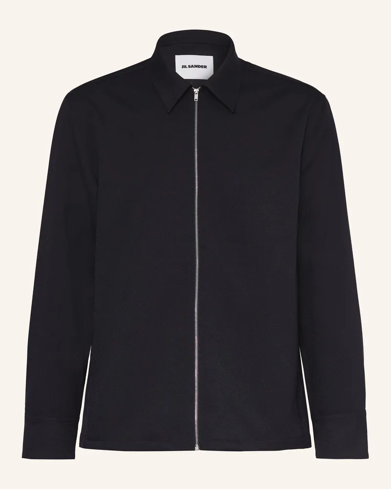 Jil Sander Overjacket blau Dunkelblau