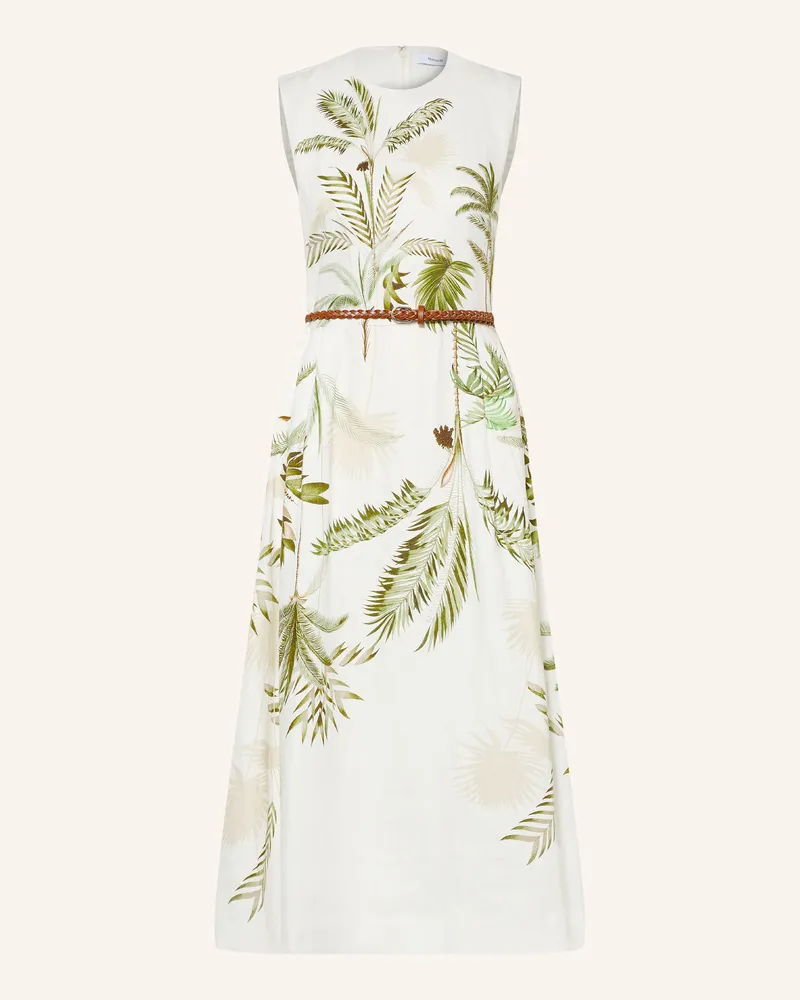 Reiss Leinenkleid Palma weiss Weiss