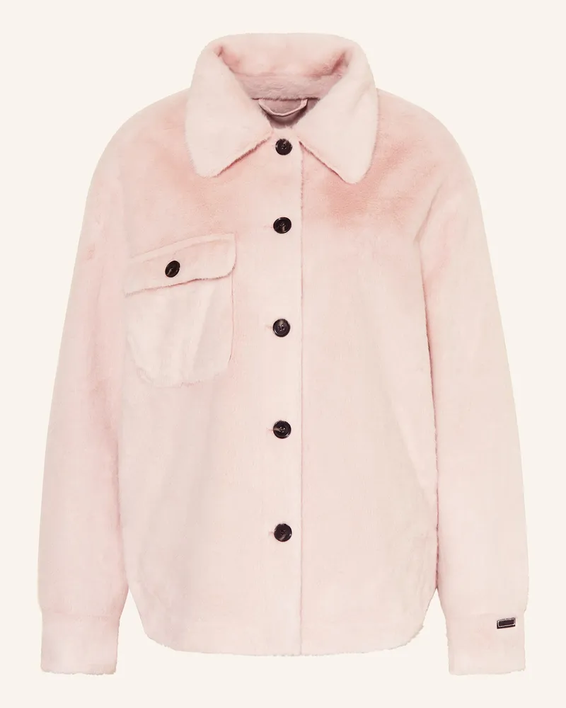 lilienfels Kunstpelz-Jacke Rosé
