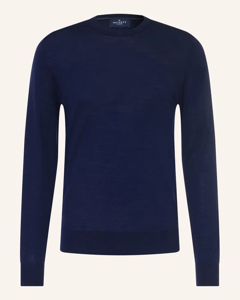 Hackett Pullover Aus Merinowolle blau Dunkelblau