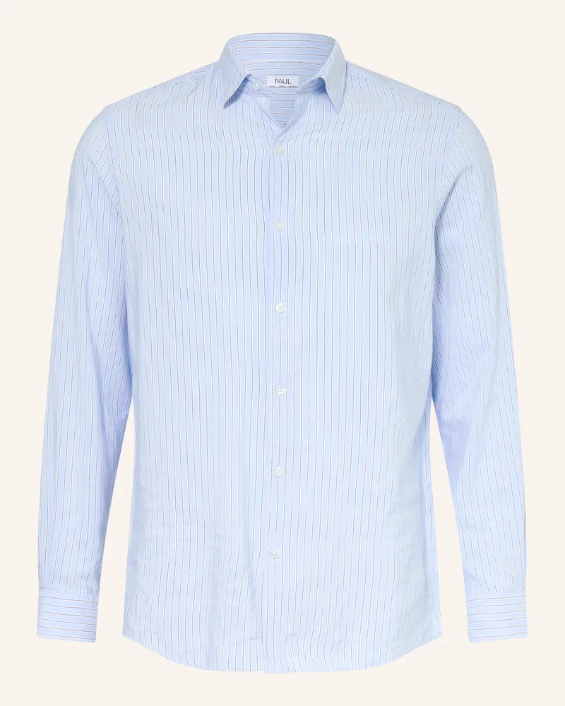 paul Hemd Comfort Fit blau Hellblau