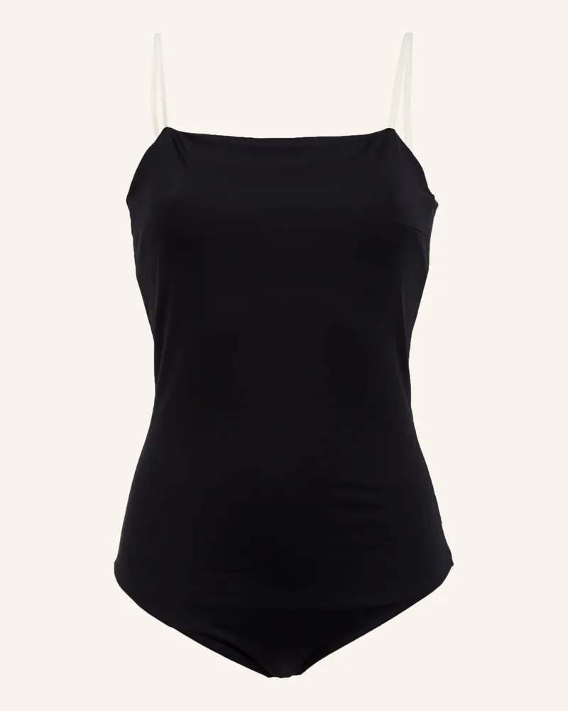 MYMARINI Badeanzug EASYBODY zum Wenden mit UV-Schutz 50 Schwarz