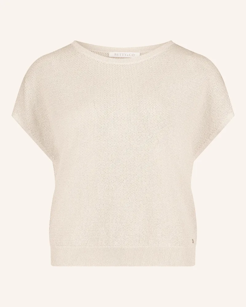 Betty Barclay Strickshirt beige Hellgrau