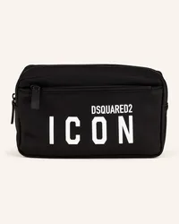 Dsquared2 Kulturtasche Schwarz