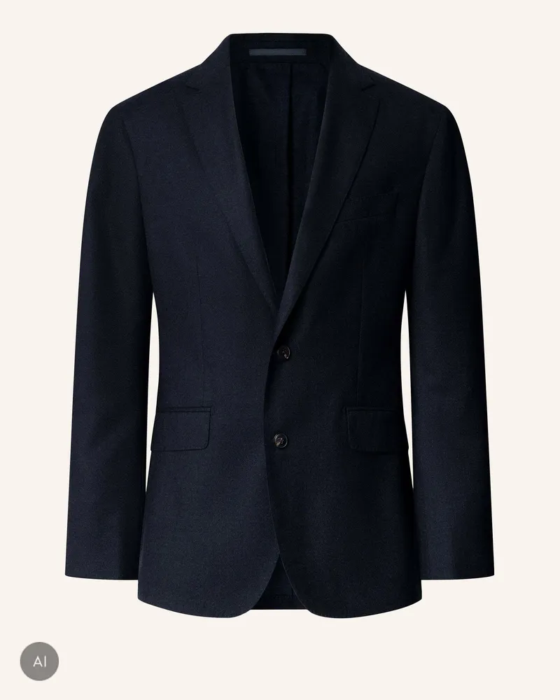 Hackett Sakko Performance Flannel blau Dunkelblau