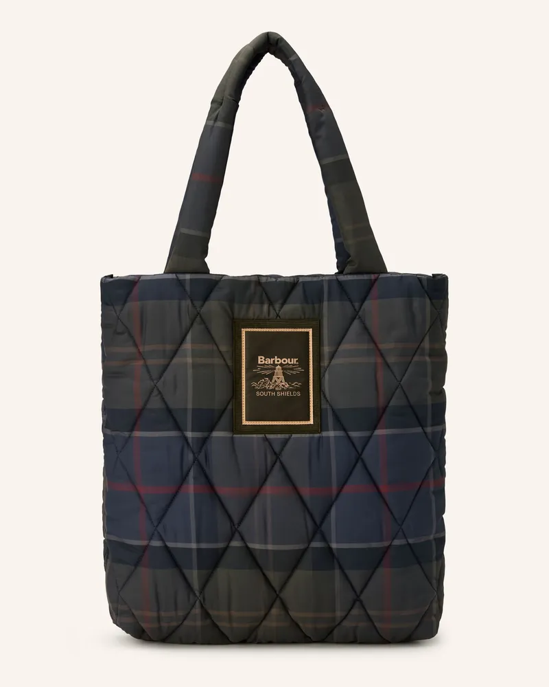 Barbour Shopper Arlene grau Dunkelgrün