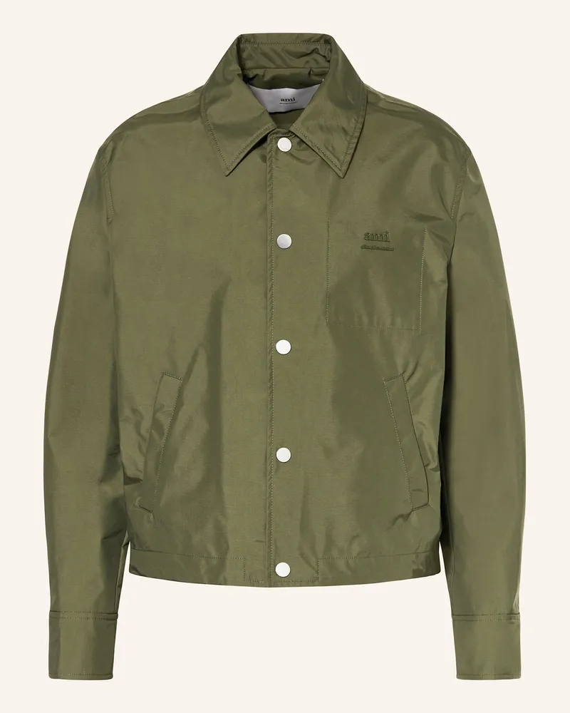 AMI Paris Jacke Dunkelgrün
