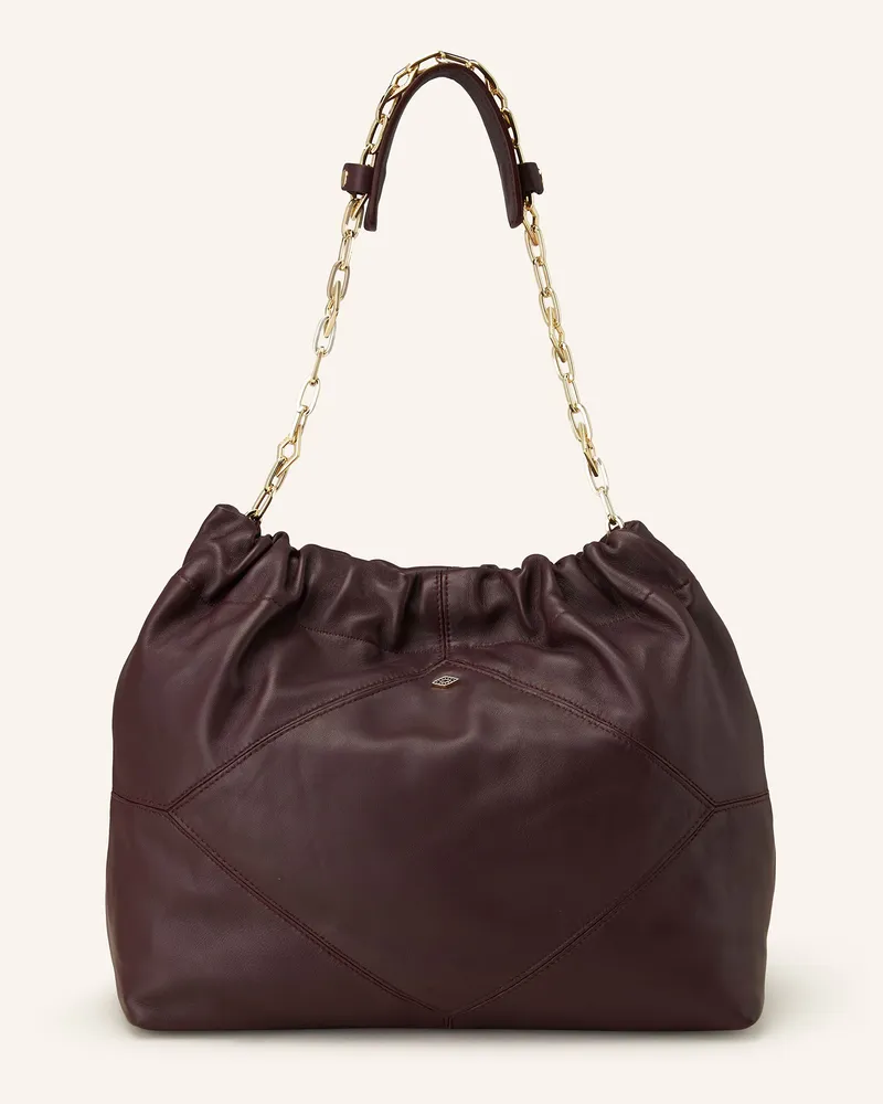 ba&sh Beuteltasche JUNE Dunkelrot