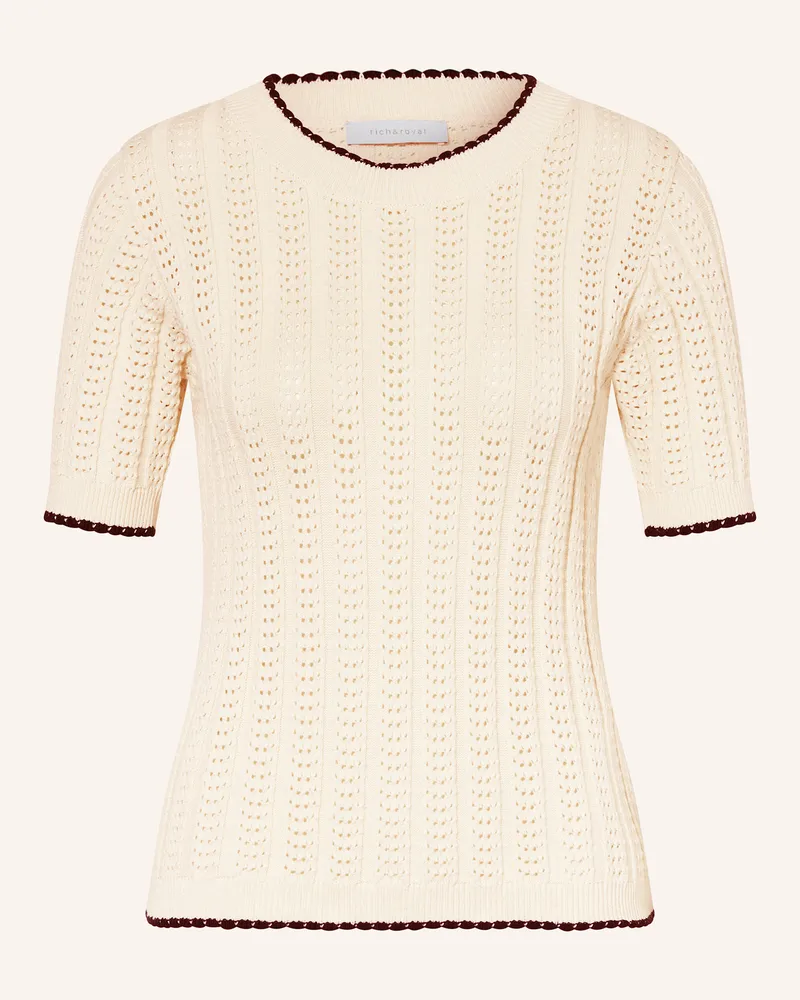 Rich&Royal Strickshirt Creme