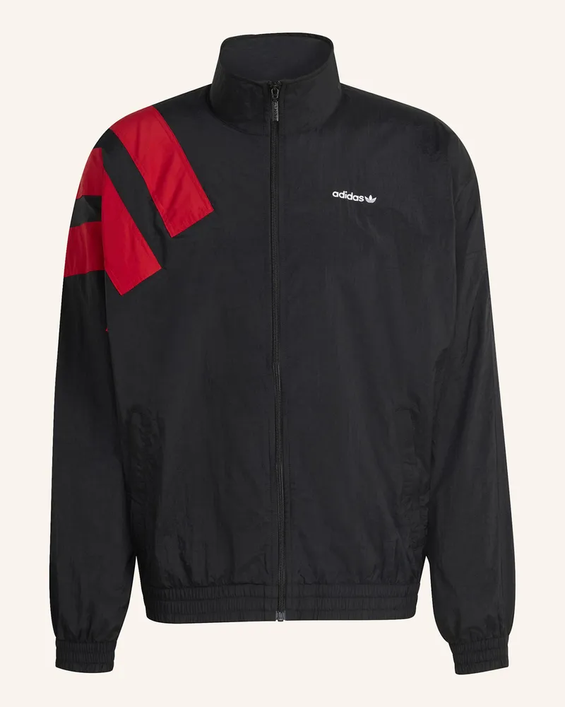 adidas ARCHIVE BLOCKED TRAININGSJACKE Schwarz