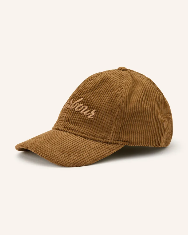 Barbour Cord-Cap Ivybridge braun Cognac