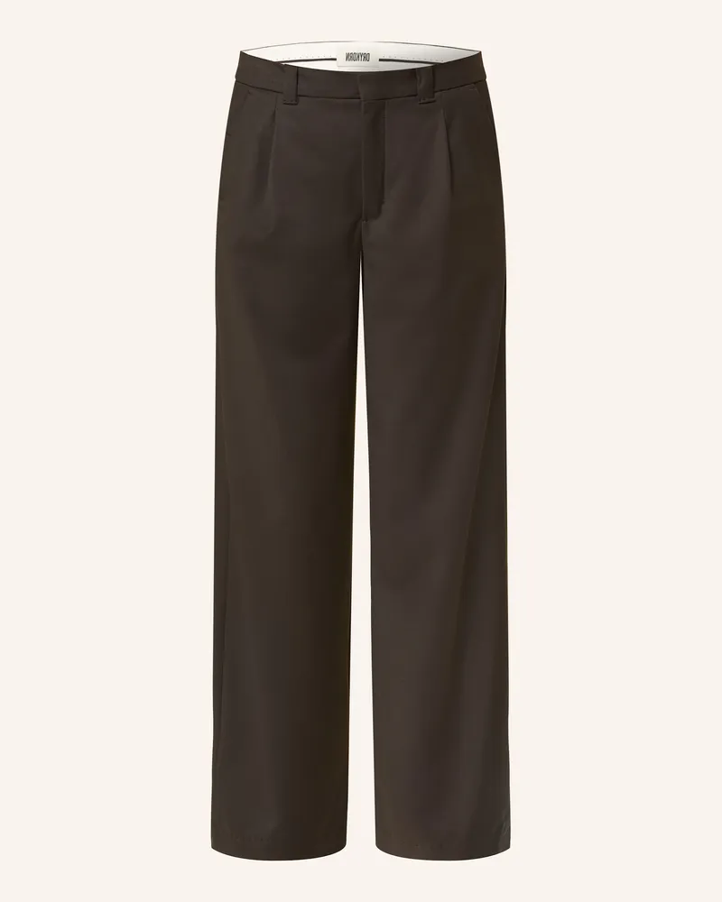 Drykorn Marlenehose Crawl braun Dunkelbraun