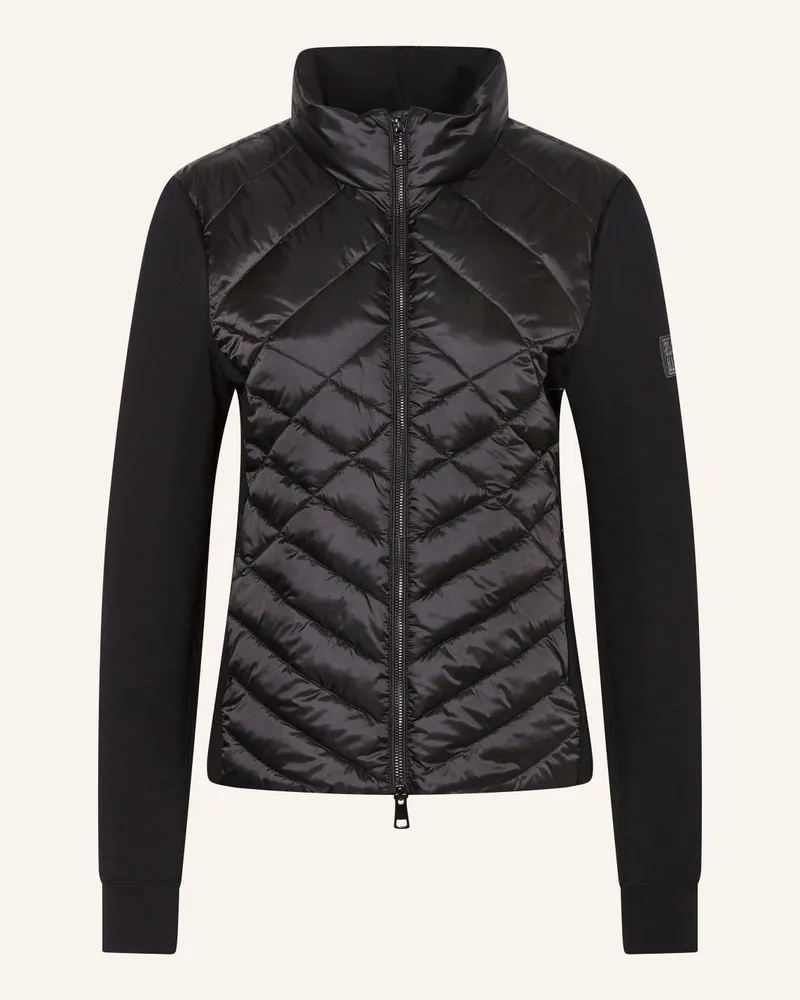 Marc Cain Steppjacke im Materialmix Schwarz