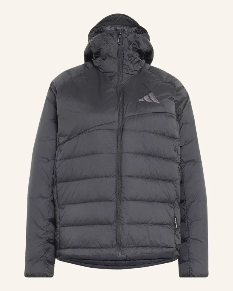 adidas Terrex Xperior Daunenjacke, Climawarm+, Kapuze schwarz Schwarz