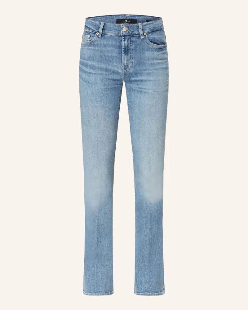 7 for all mankind Bootcut Jeans mit Schmucksteinen Blau