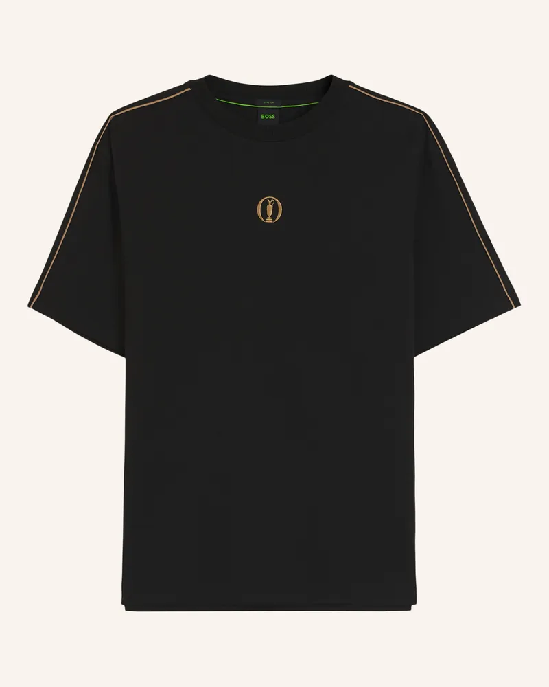 HUGO BOSS T-Shirt Ts_The_Open-26 Regular Fit orange 