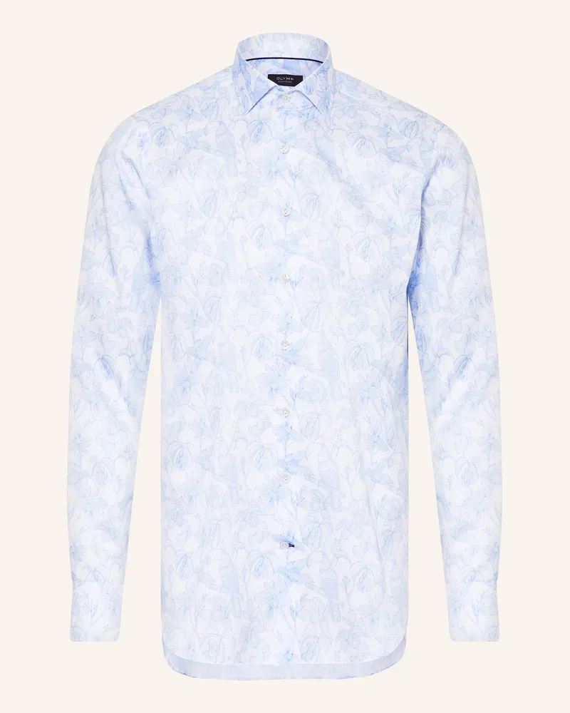 Olymp Hemd Tailored Fit blau Weiss