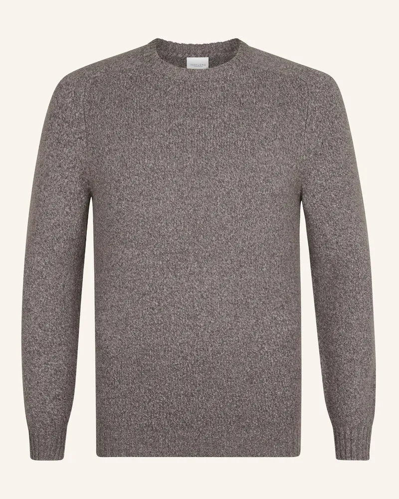 Profuomo Herren Pullover Hellbraun