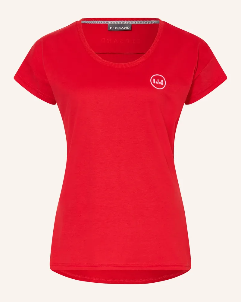 ELBSAND T-Shirt RAGNE Rot