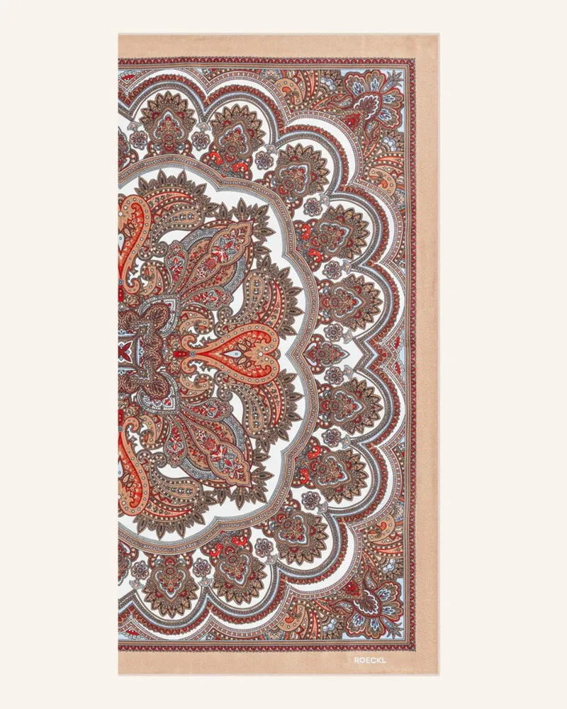 Roeckl Tücher Fine Paisley beige Beige