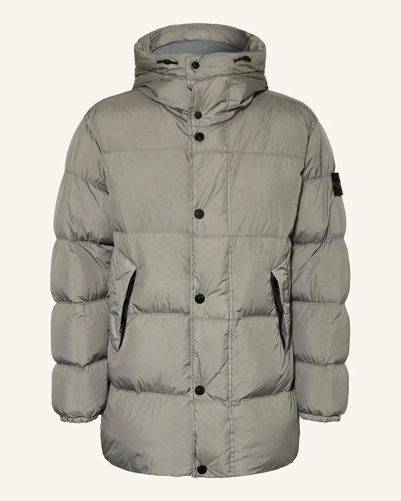Stone Island Daunenjacke grau Grau