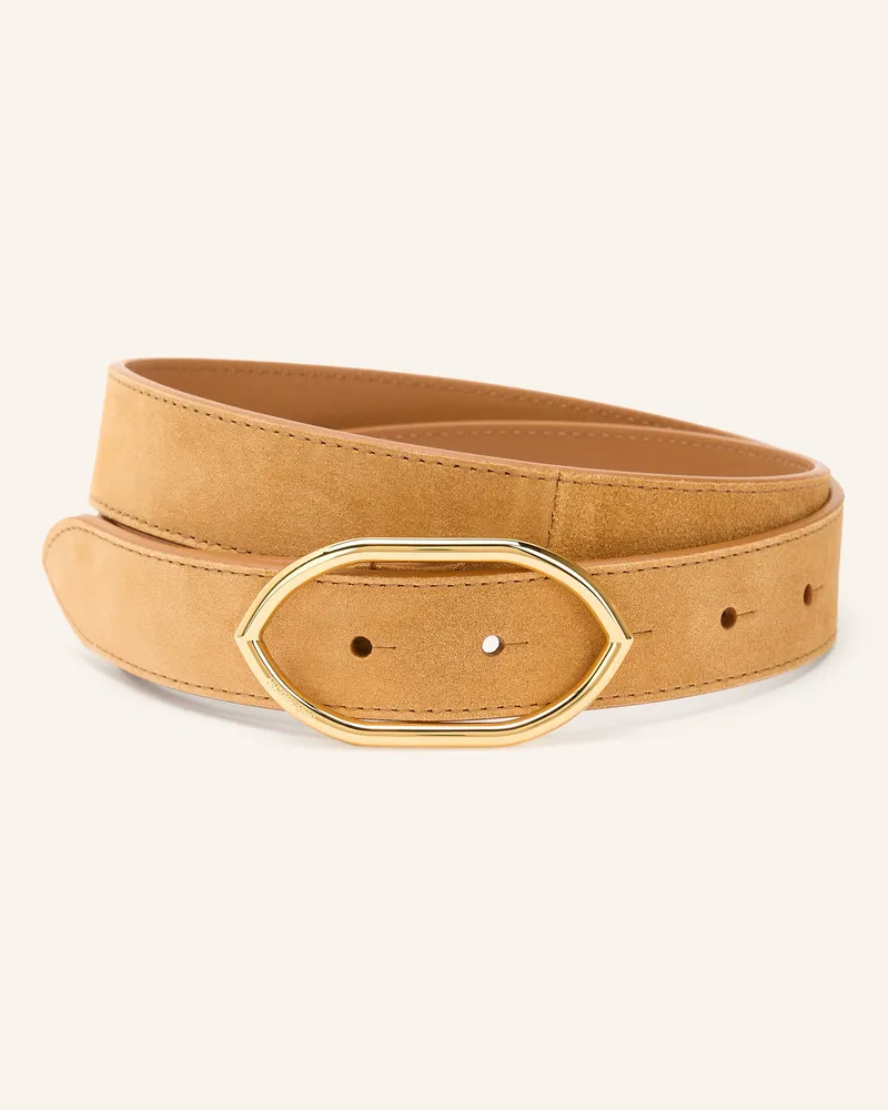Jacquemus Gürtel La Ceinture Calisson braun Cognac