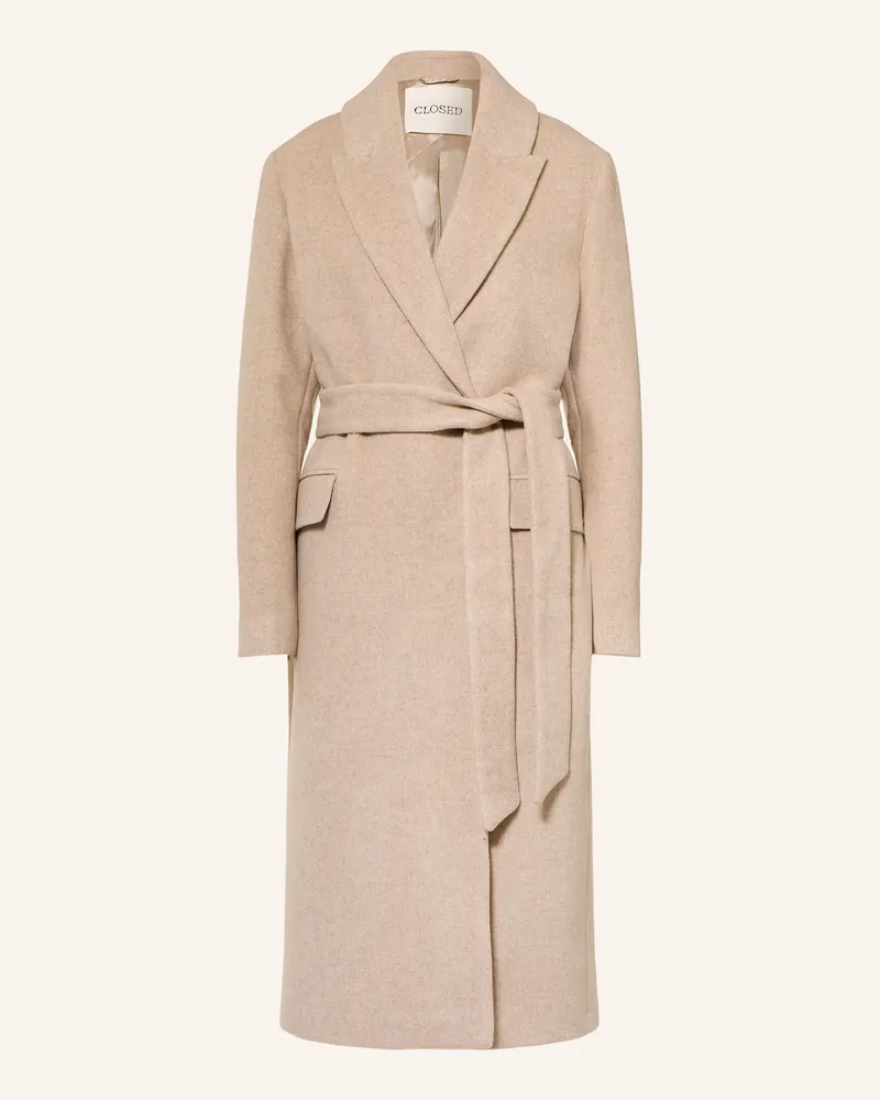 Closed Wollmantel beige Hellbraun