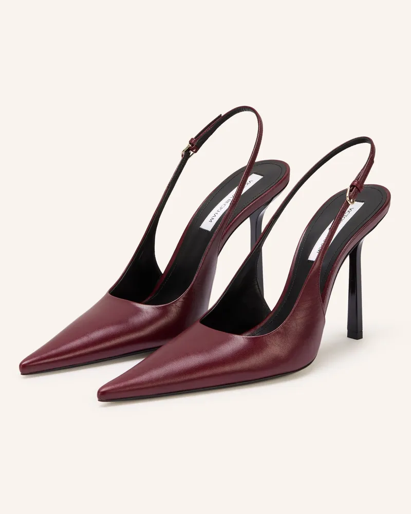 Victoria Beckham Slingpumps Dunkelrot