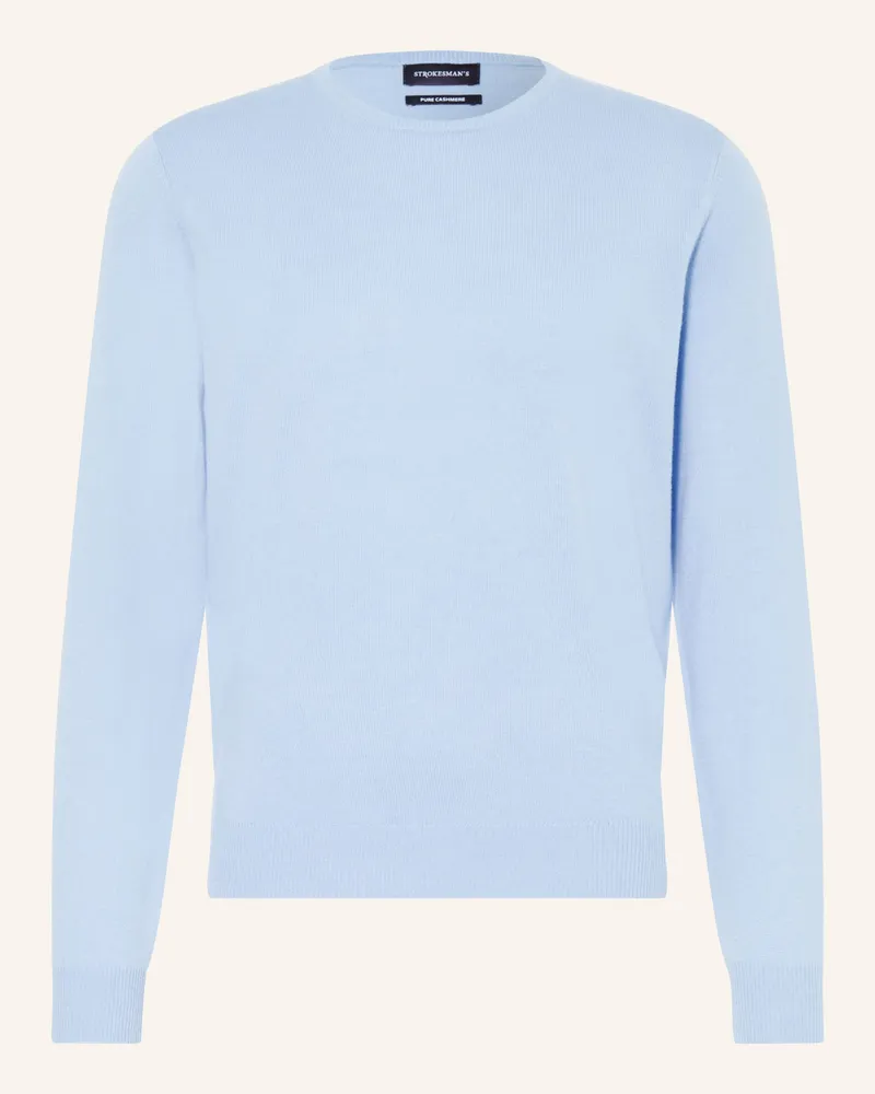 Strokesman's Strokesman Cashmere-Pullover blau Hellblau