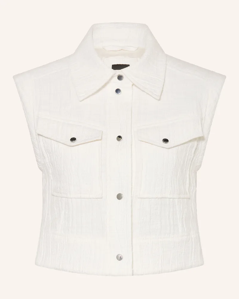 HUGO BOSS Blazerweste Jortela weiss Weiss