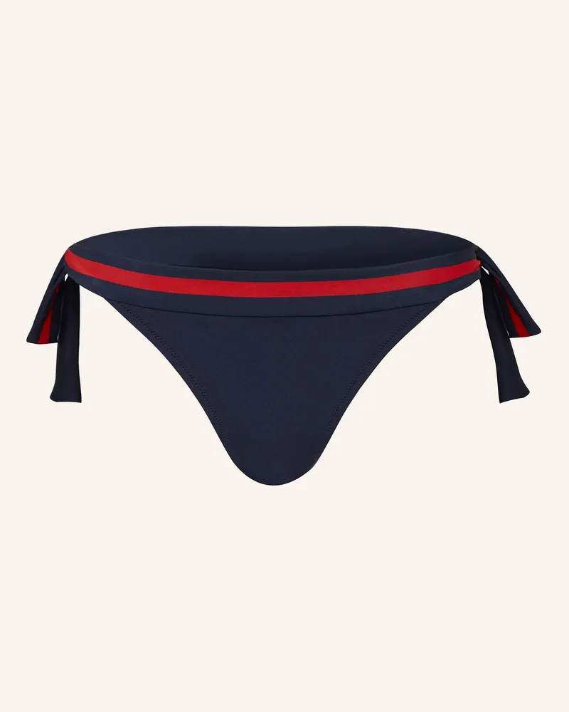 Vilebrequin Triangel-Bikini-Hose SOLID FLAMME Dunkelblau