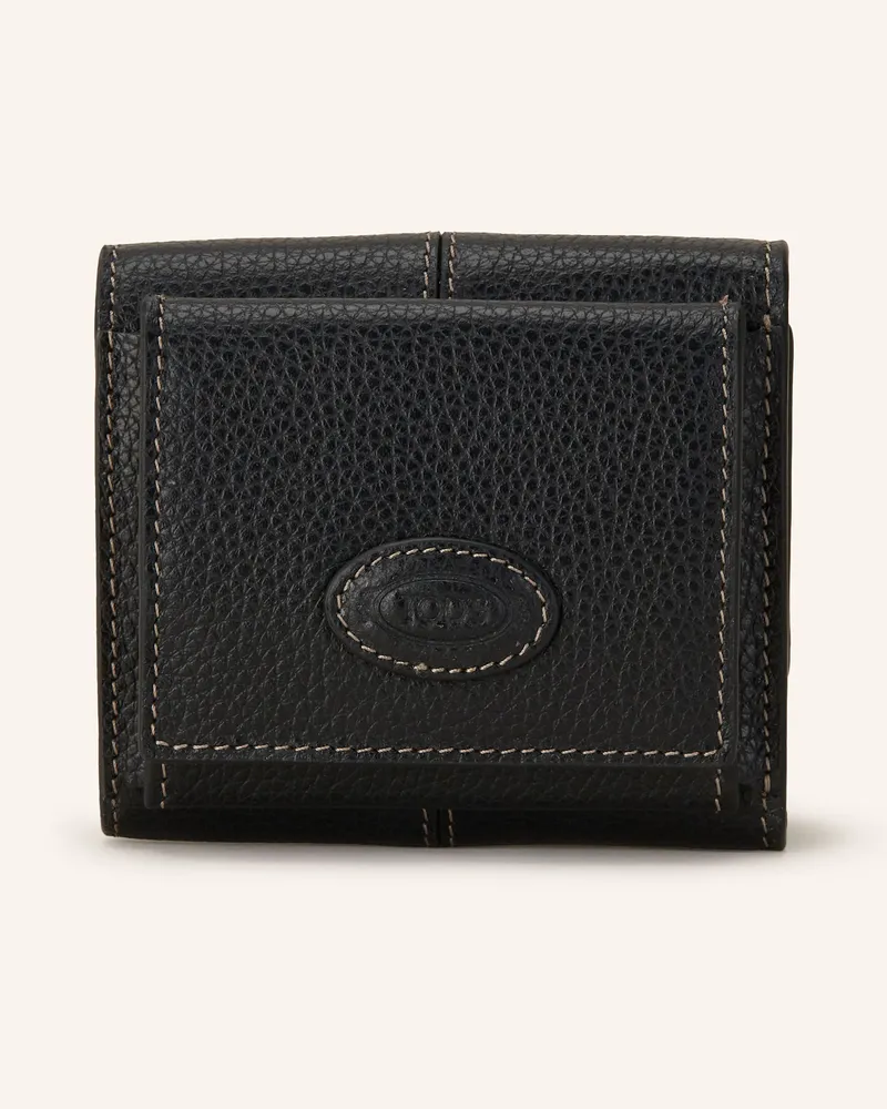 TOD'S Geldbörse schwarz Schwarz