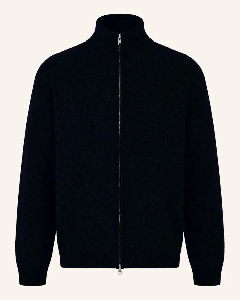 KIEFERMANN Kiefermann Rippstrickjacke Aus Voluminösem Wollgarn Alarik blau Blau