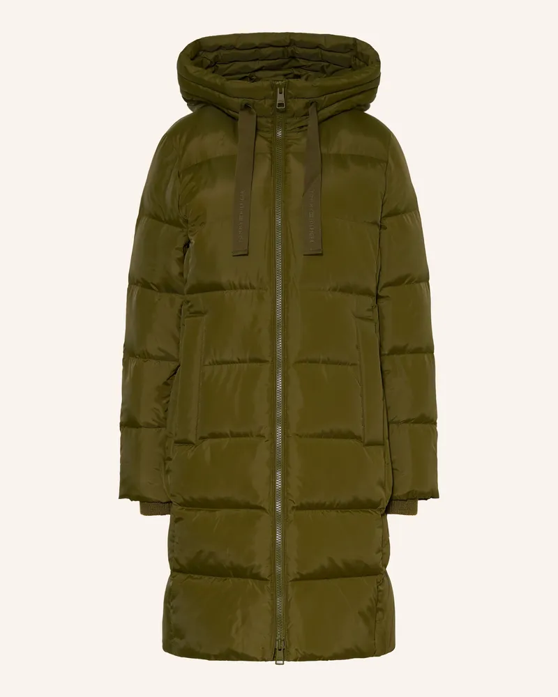 Tommy Hilfiger Daunenmantel gruen Khaki