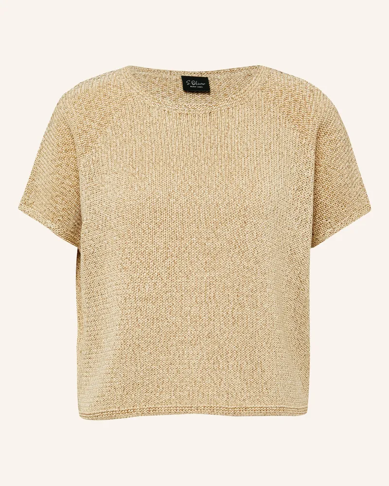 S.Oliver Strickshirt beige Camel