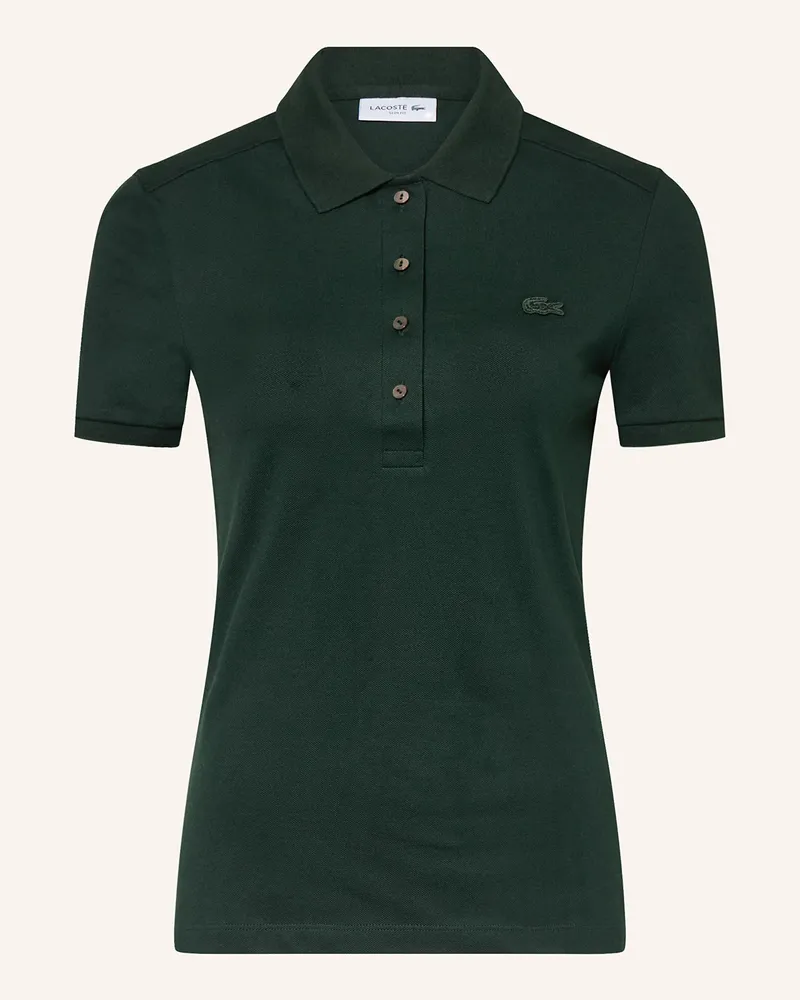 Lacoste Piqué-Poloshirt Slim Fit Dunkelgrün