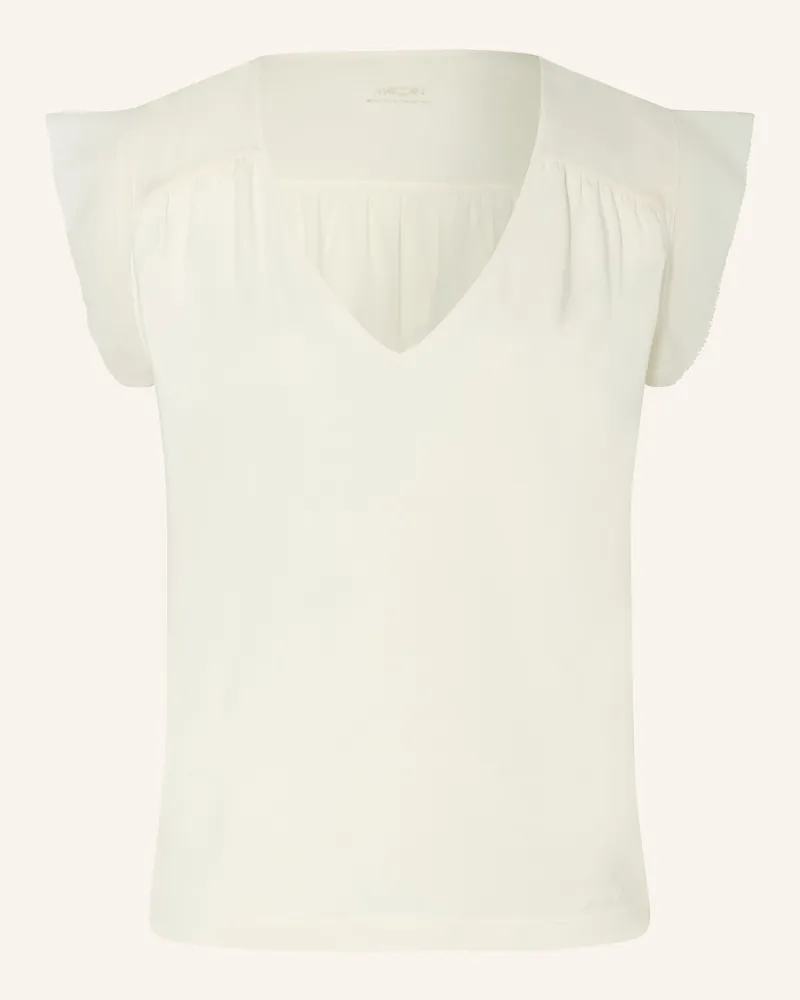 Marc Cain Top Im Materialmix weiss 112
