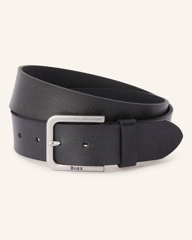 Brax Ledergürtel schwarz Schwarz