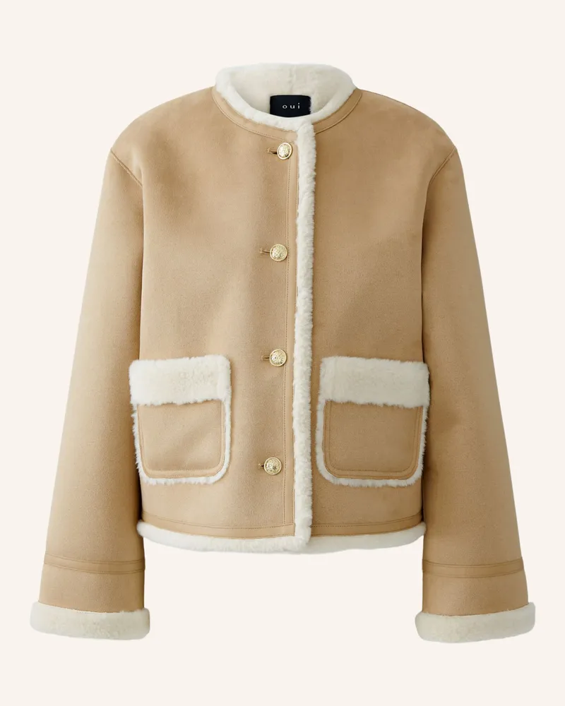 Oui  Jacke Braun