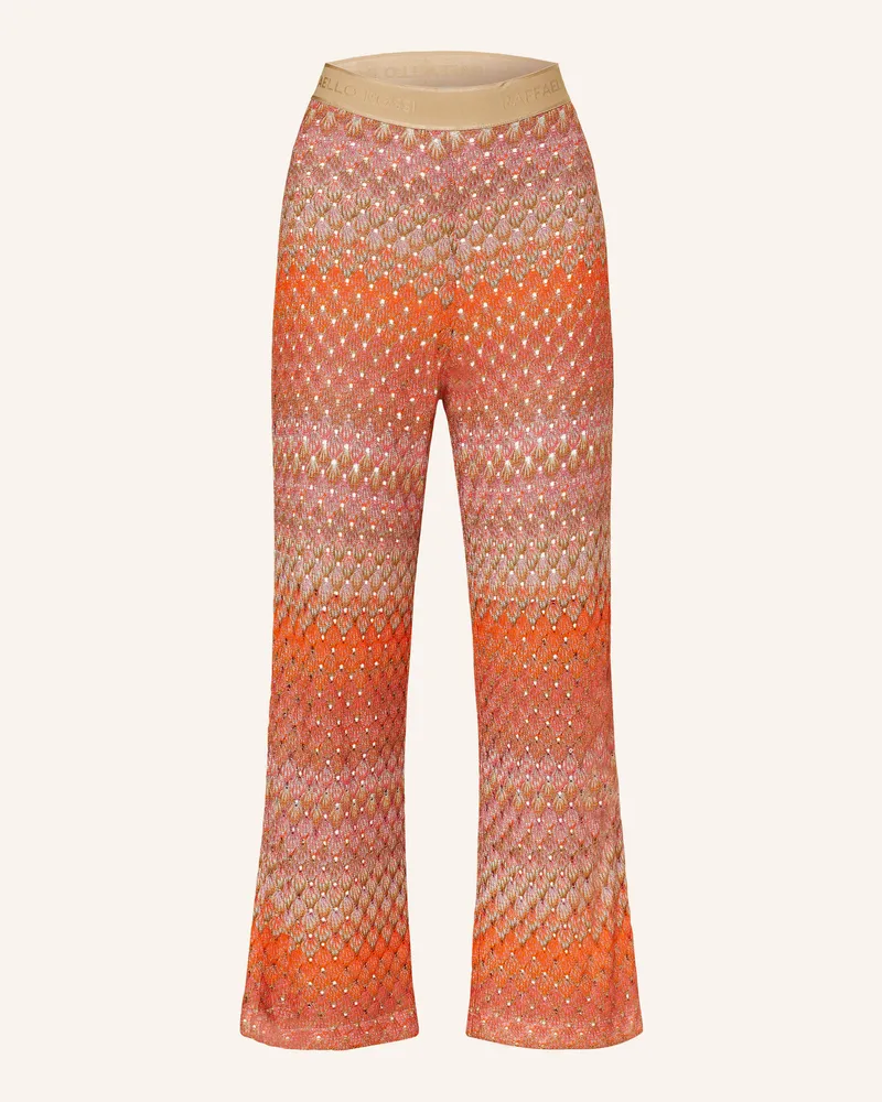 RAFFAELLO ROSSI  Strickhose ELAINE Orange